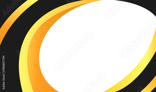 Black and golden curves create an elegant design. Suitable for luxury branding, backgrounds, invitations, and sophisticated presentations with a modern touch.