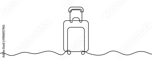 Illustration of an eagle head, made in one continuous line. Minimalistic drawing of a bird of prey in the style of one line art. Vector illustration.