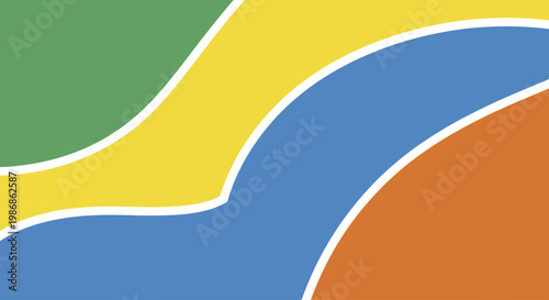 Abstract Wavy Colorful Design with Flowing Lines and Vibrant Hues.