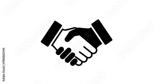 Handshake agreement and partnership concept.