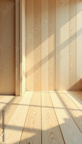 Soft, creamy blonde wood planks, vertical alignment , design element, blonde wood, vertical