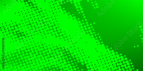 Abstract Green Halftone Vector Background with Organic Dotted Pattern, Liquid Style Duotone Texture for Modern Graphic Design, Urban Tech Wallpaper, and Creative Web Backdrop