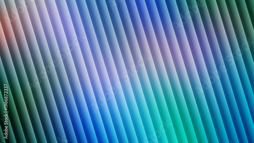 Ethereal iridescent diagonal stripes background with soft pastel holographic glow