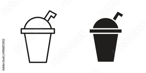 Trappe icon design. Editable outlined stroke and solid symbols