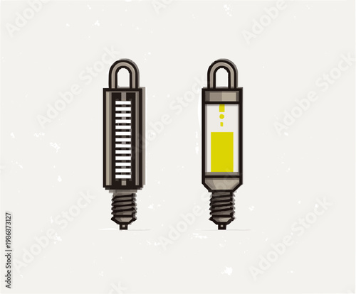 A minimalist zipper illustration in metallic grey and yellow showcases a small friction sparkle as it zips, with clean bold lines against a white background