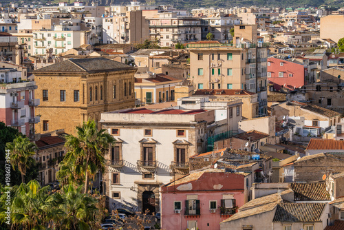 Views of Palermo historic city architecture and urban life - Palermo, Sicily, Italy – November 14, 2025