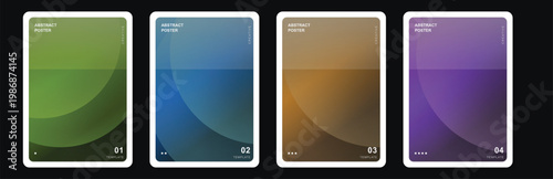 Vector Gradient Backgrounds UI Design Presentation Website App Branding Social Media Flyer Poster Template