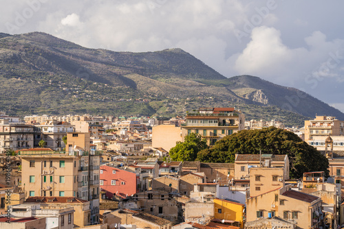 Views of Palermo historic city architecture and urban life - Palermo, Sicily, Italy – November 14, 2025