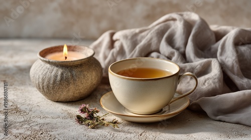 Minimalist flat lay showcasing soft luxury aesthetic, quiet design harmony, mindful commerce mood, and clean tactility texture for premium UI, branding, lifestyle compositions