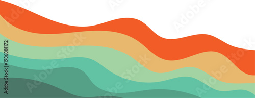 Abstract 1970's background design in futuristic retro style curvy vintage line. serpentine curve race track. Designed for posters or banners for sports competitions. Vector illustration