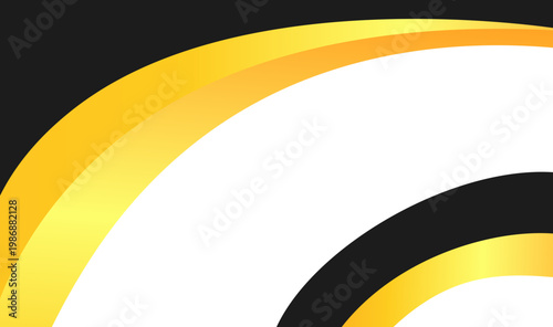 Abstract black gold swirl design with a luxurious monochrome flair on white background. Perfect for contemporary branding, fashion, and elegant graphic elements.