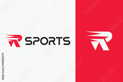 R Logo, Letter R Logo, R Monogram, Sports Logo, Athletic Logo, Fitness Branding, Gym Logo, Activewear Brand, Sportswear Logo, Performance Brand, Training, Workout, Strength, Power, Speed, Energy