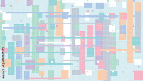 Seamless abstract grid block pattern background for modern branding packaging textile printing and digital wallpaper applications with structured geometric composition