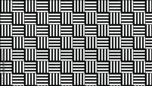 Seamless black white stripe pattern background for textile print packaging branding and modern wallpaper applications featuring bold geometric repetition