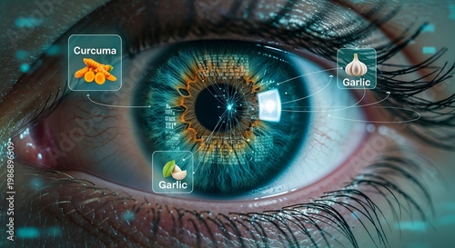 Eye scanning technology reveals how natural remedies like garlic and turmeric could benefit human health and well-being