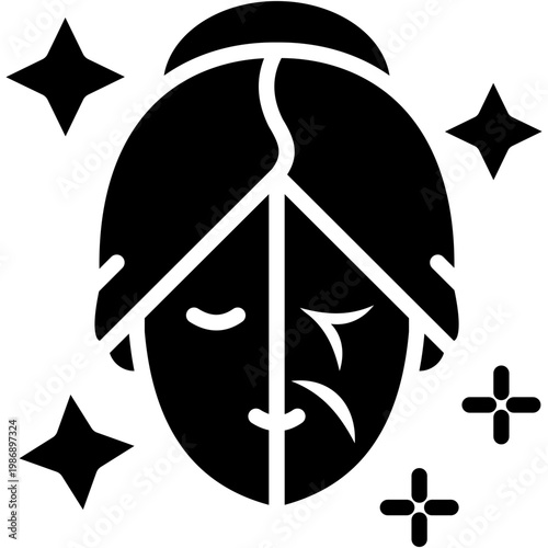 Anti Aging glyph icon