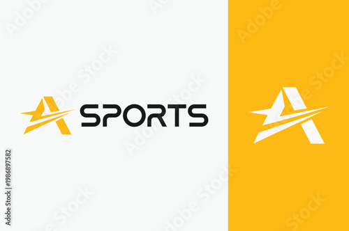 A Logo, Letter A Logo, A Monogram, Sports Logo, Athletic Logo, Fitness Branding, Gym Logo, Activewear Brand, Sportswear Logo, Performance Brand, Training, Workout, Strength, Power, Speed, Energy