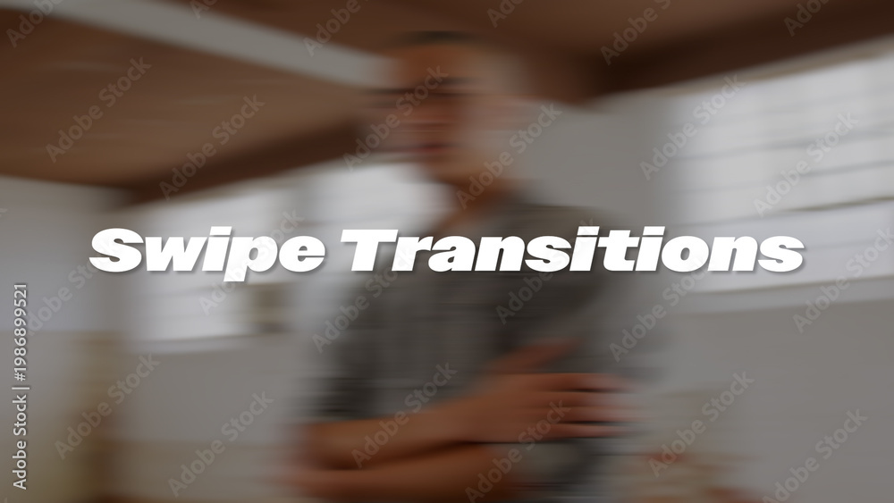 Simple Swipe Transitions Stock Template | Adobe Stock