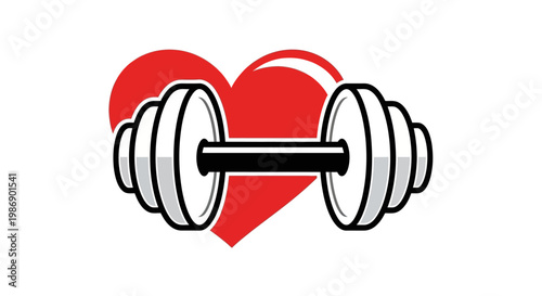 Dumbbell Fitness Exercise Weight Training.