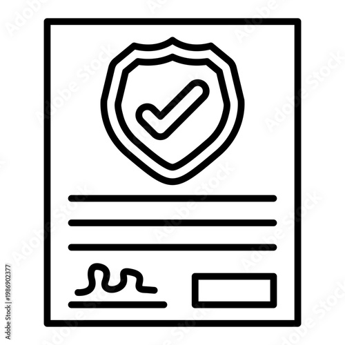 Insurance policy Icon