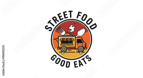 Street food truck serving good eats.