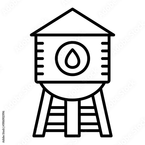 Water Tower Icon