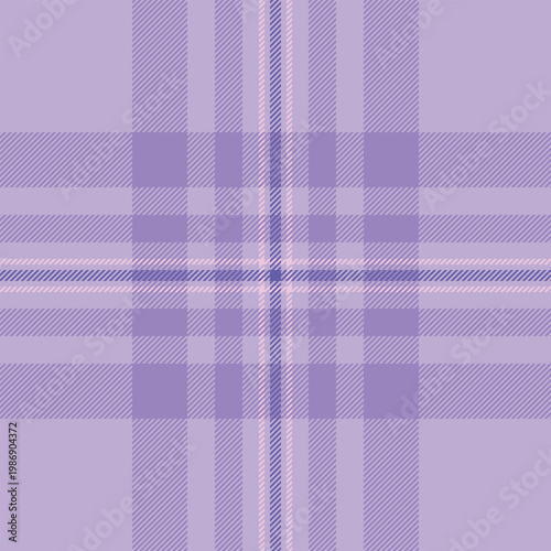 Commercial texture background pattern, industry plaid fabric textile. Home seamless check vector tartan in light and indigo colors.