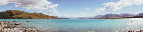 Fotografie Panorama of Lake Tekapo