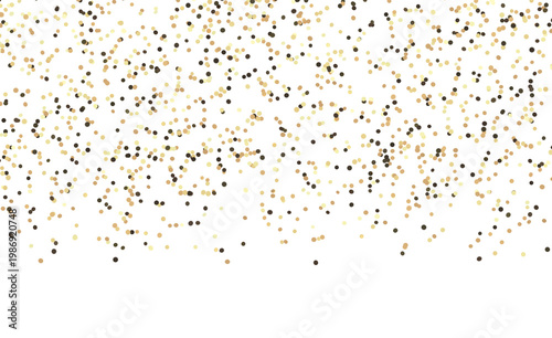 Elegant gold glitter confet...