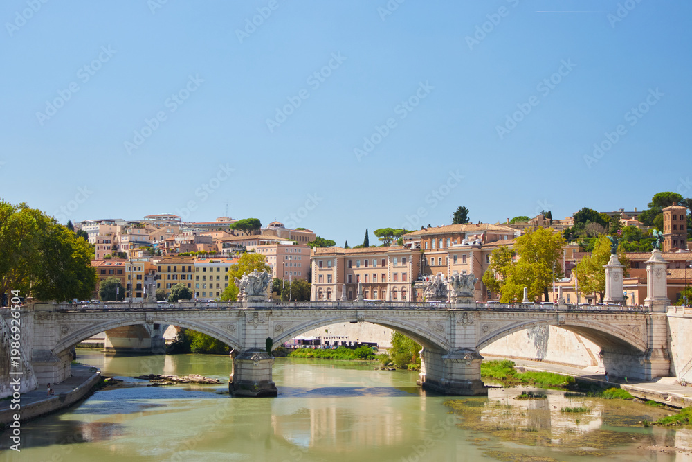 Fototapeta premium The skyline of Rome, Italy
