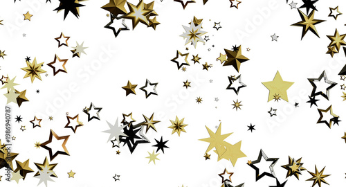 Abstract design with golden...