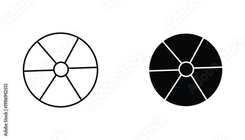 Pie Chart Segments Concept Visualization Business Data Analysis
