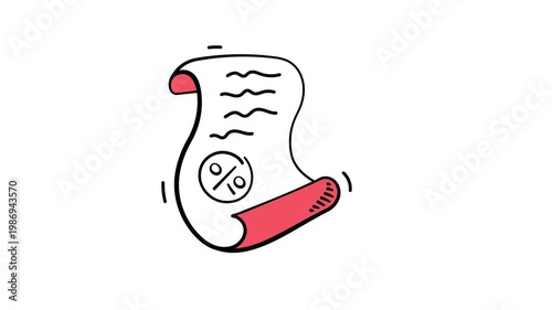 Take your hands on this creative animated icon of academic performance