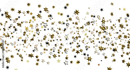 Elegant gold and black star...