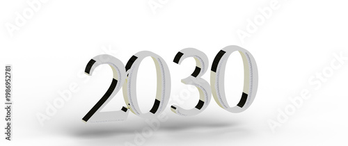 3D render of the year 2030 ...