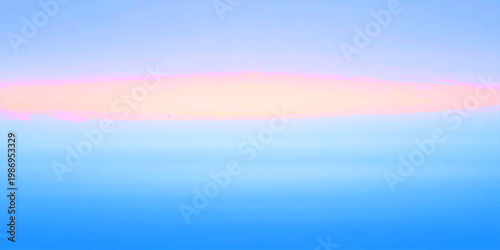 Sky's abstract panorama captures the serene interplay of color and light, creating a sense of tranquility and awe. 