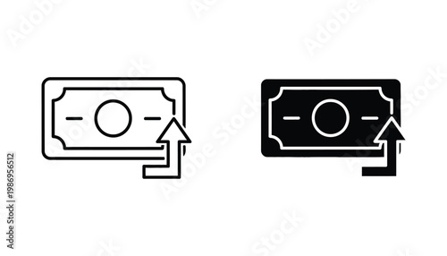 Money Transfer Icon Symbol Finance Transaction