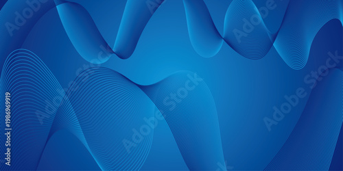 Background blue transparency with energy for line technology background. Background lines wave abstract stripe design. White background, mesh abstract, vector soft blend.