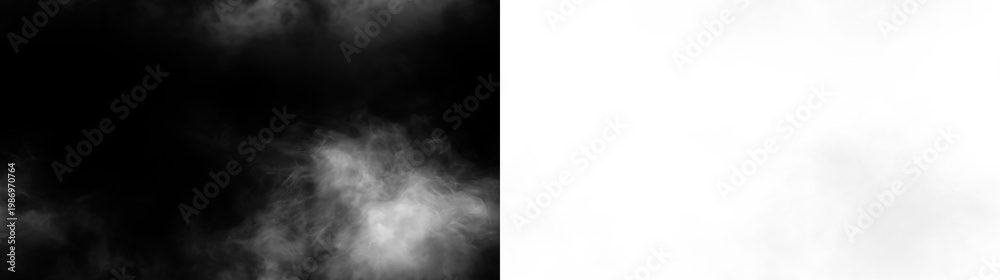 Fototapeta premium Cloud formation on a clear day floating over a city with no buildings or nature in sight