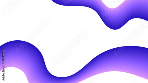 Abstract white and purple wave background with smooth flowing shapes and modern clean composition