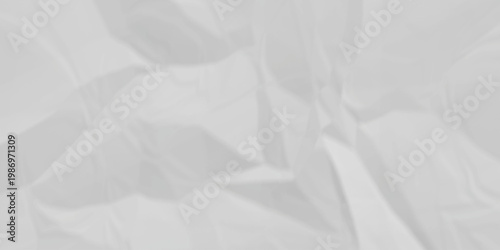White fabric background. white crumpled paper background texture pattern overlay. wrinkled high resolution arts craft and Seamless white crumpled paper.