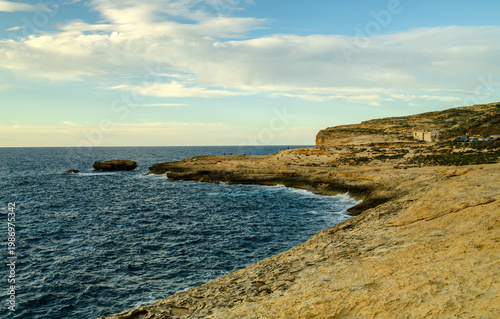 Breathtaking Coastal Landscapes of Malta: Cliffs, Rocks, and Sea