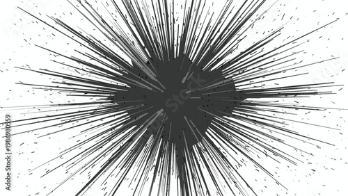 Abstract radial burst explosion pattern background for dynamic design energy concept wallpaper and creative visual effects