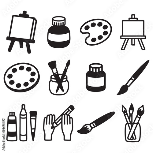 Artist Doodle Clip Art