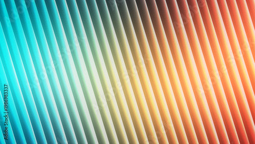 Abstract gradient blend of horizontal color bands with pixelated texture illustration