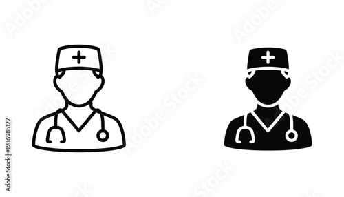 Doctor Icon Medical Professional Symbol Health Care Representation