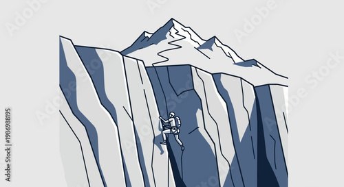 Mountain Climbing Adventure Peak Ascent Extreme Sports Expedition