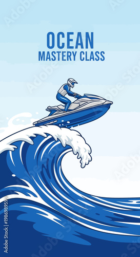 Ocean Mastery Class Jet Skiing Adventure Thrilling Ride