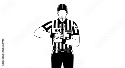 Official Signaling Penalty In Sports Competition