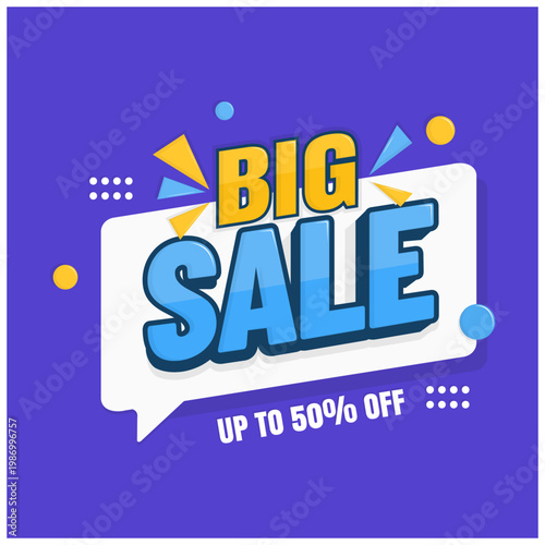 Big Sale Promotional Vector Badge for Retail and E-commerce Campaigns